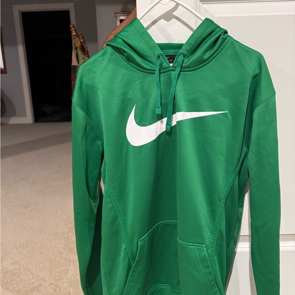 Nike Green Hoodie with Logo